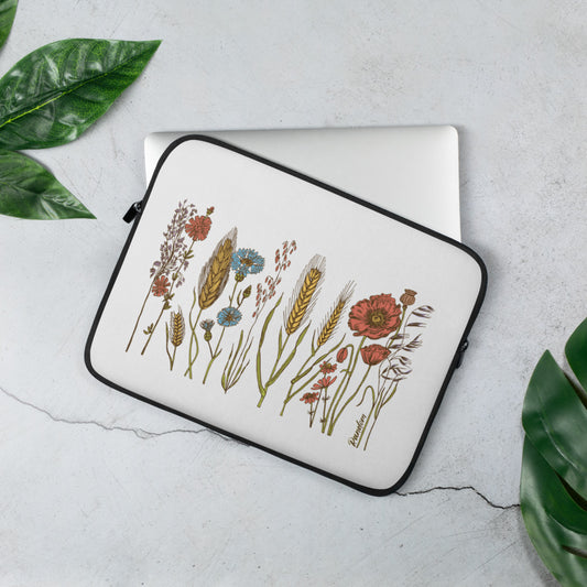 Wild Flowers Laptop Sleeve