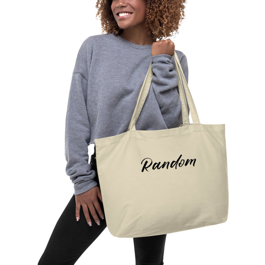 Random Large organic tote bag