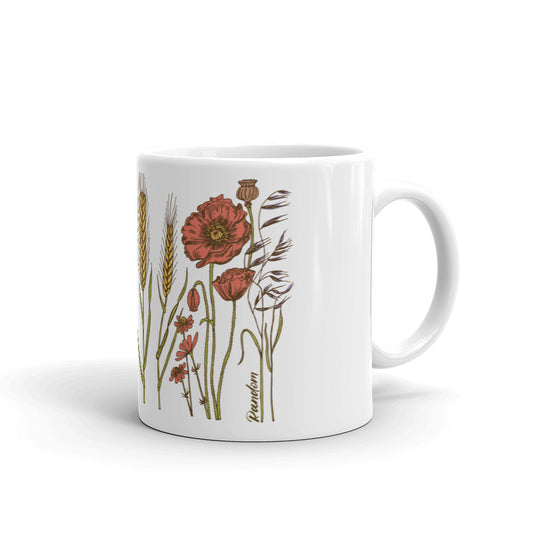 Wild Flower glossy mug